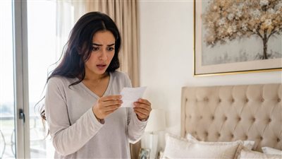 رسالة داخل هدية ل مني السيد 